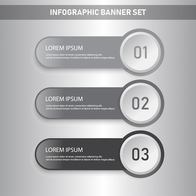 Infographics banner template