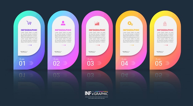 Vector infographics banner template