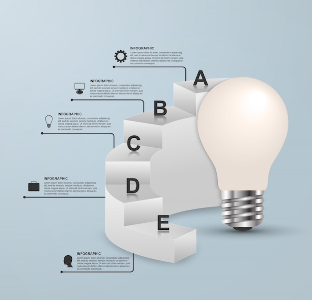 Infographics for business presentations.