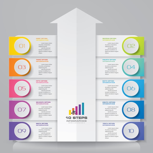 Infographics chart design element.