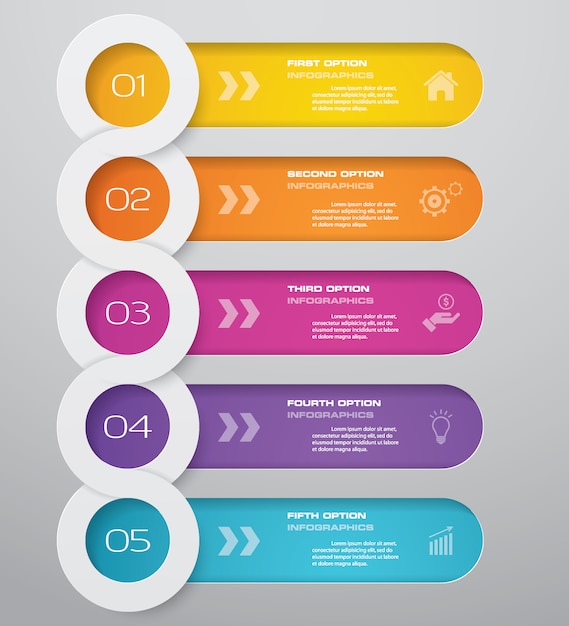 Infographics chart design element