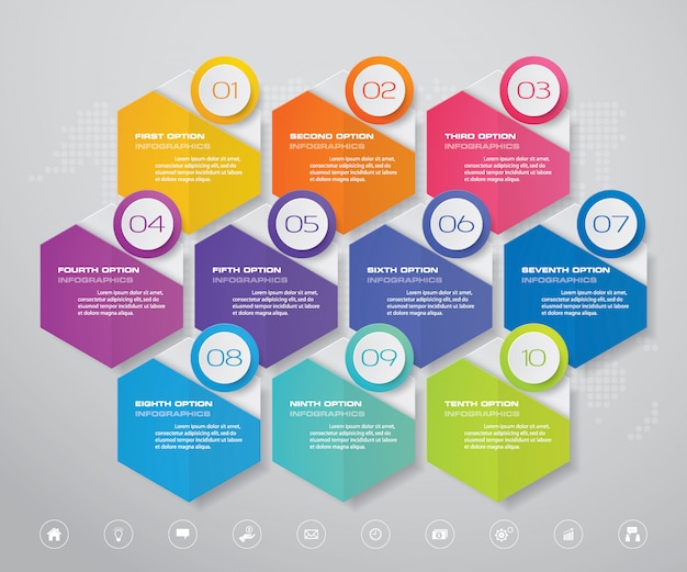 Elemento grafico infografica