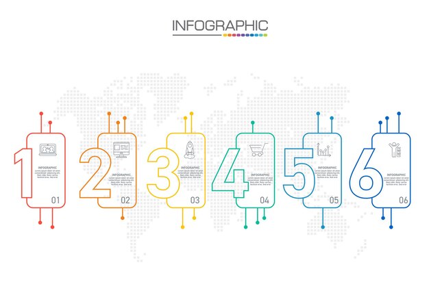 Progettazione infografica 4 passaggi con icone di marketing possono essere utilizzati per layout del flusso di lavoro, diagramma, relazione annuale, web design.