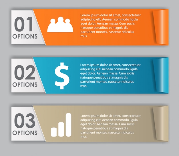 Infografia illustrazione degli elementi di design