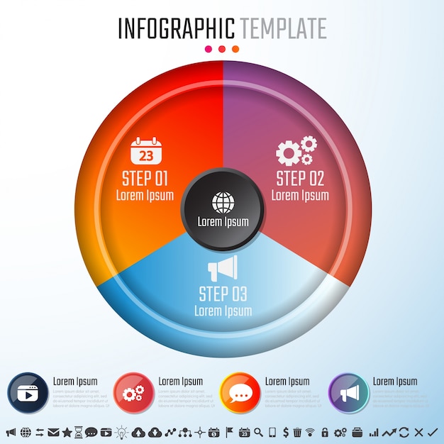 Modello di progettazione infographics