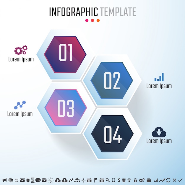 Modello di progettazione infographics