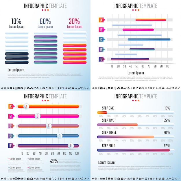 Infographics design template