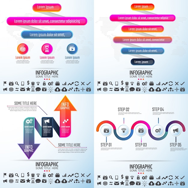 Infographics design template