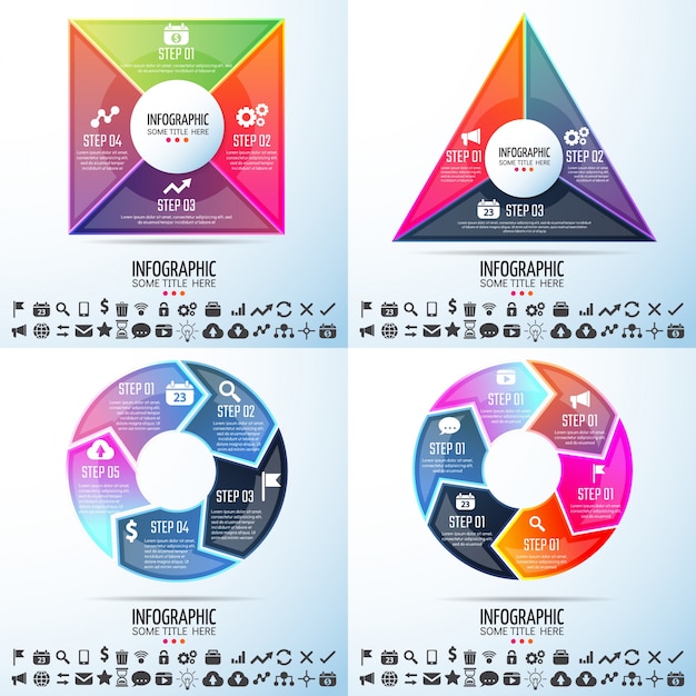 Infographics design template