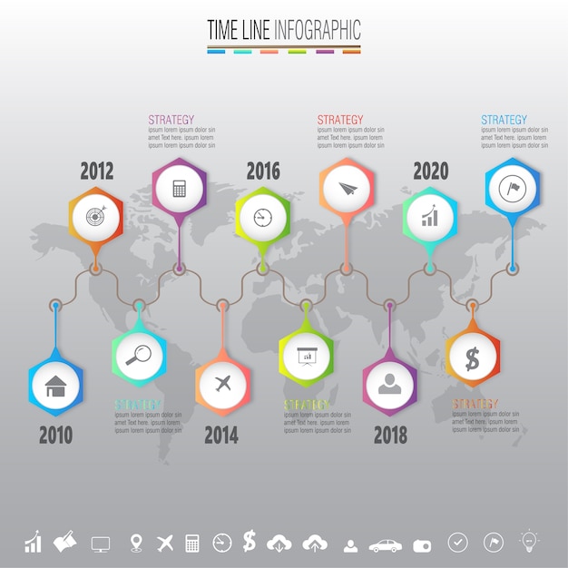 Infographics design template 