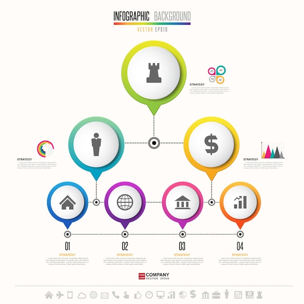 Infographics design template