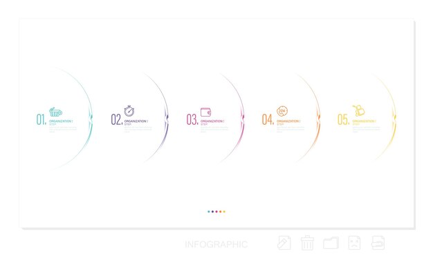 Infographics 디자인 벡터 및 마케팅 아이콘은 워크플로 레이아웃, 다이어그램에 사용할 수 있습니다.