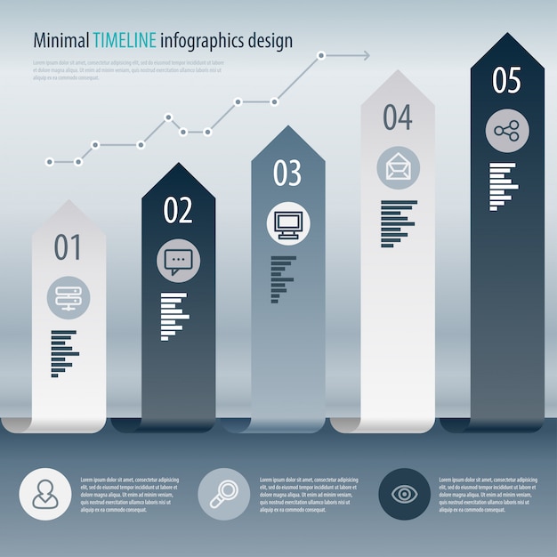 Vettore progettazione infografica