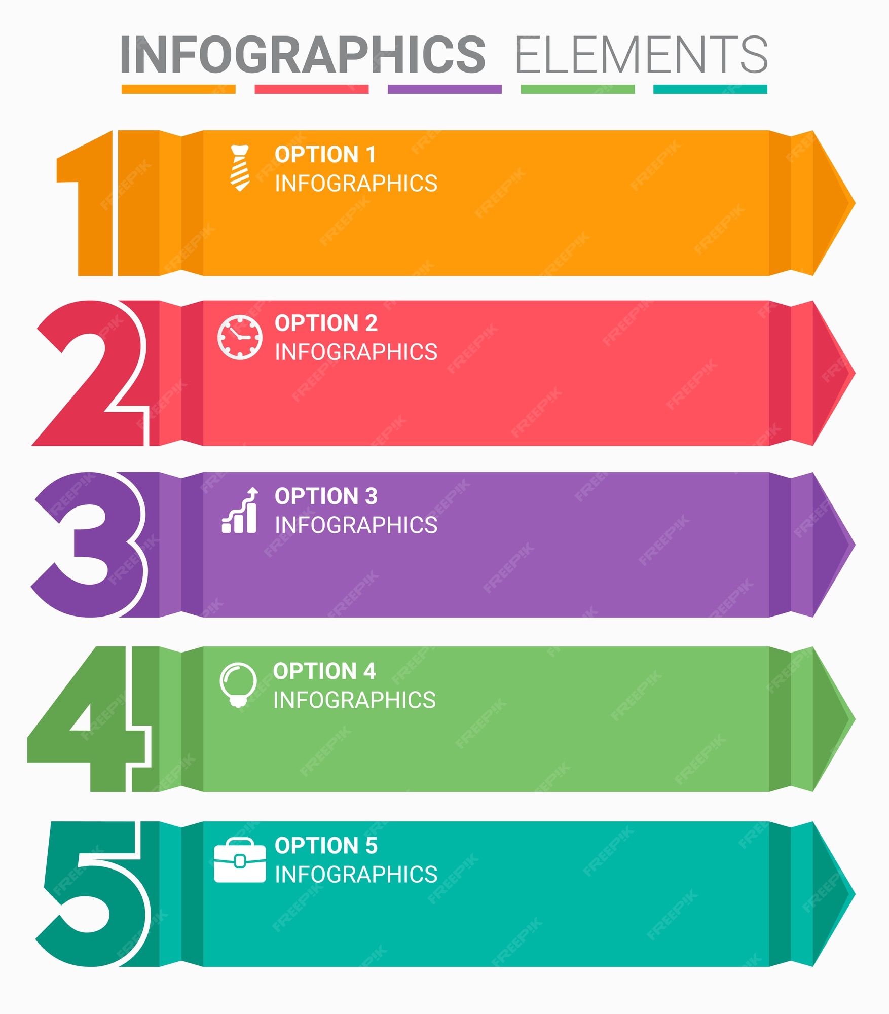 Premium Vector INFOGRAPHICS Element Abstract The Number Top Five List premium-vector-infographics-element-abstract-the-number-top-five-list