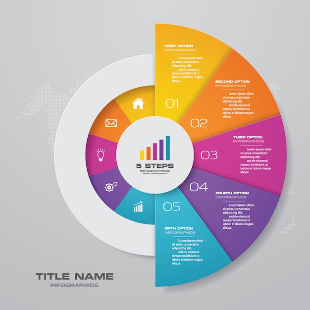 Infographics grafiekelement