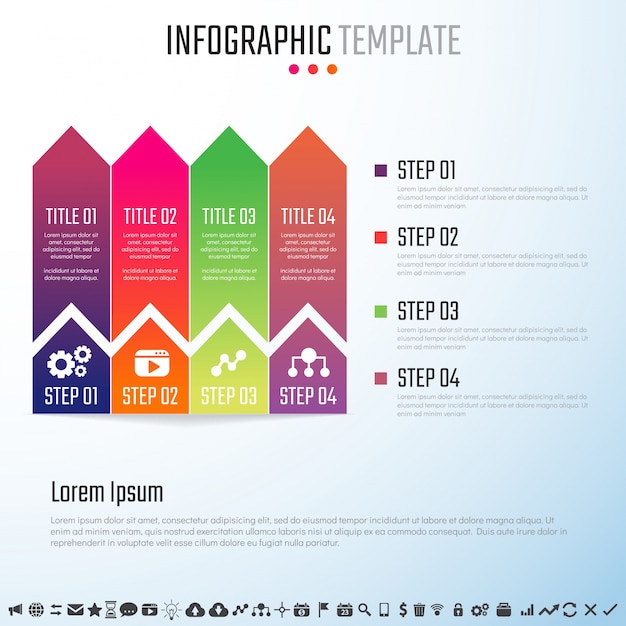 Infographics Ontwerp Sjabloon