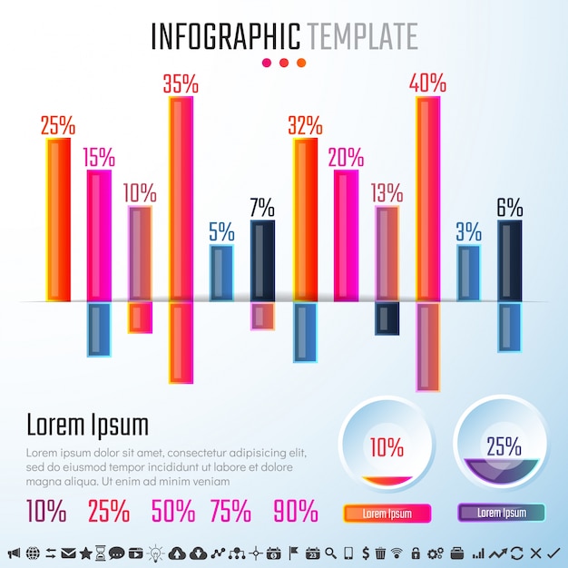 Infographics Ontwerp Sjabloon