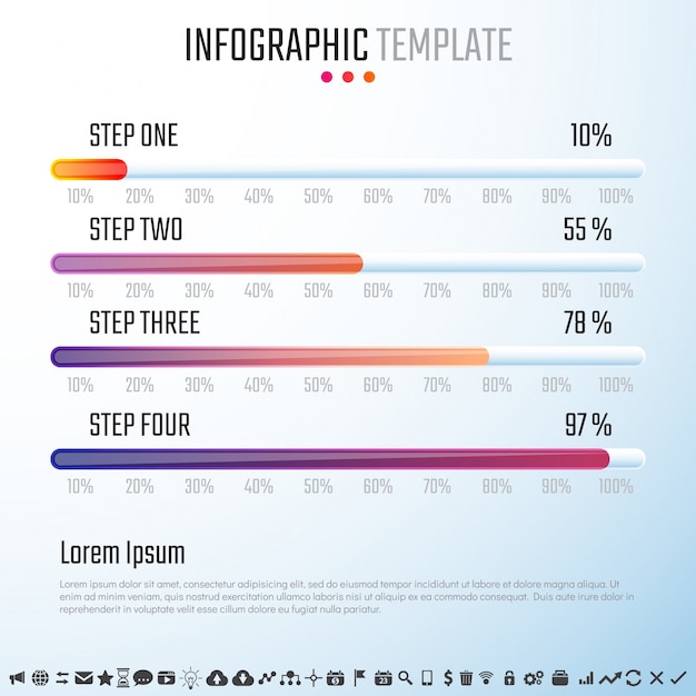 Infographics Ontwerp Sjabloon