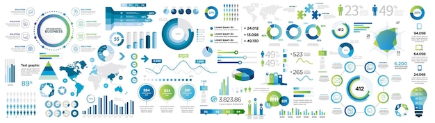 infographics ontwerpcollectie