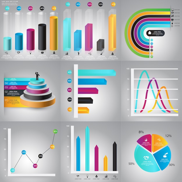 Infographics ontwerpsjablonen instellen