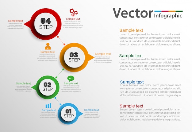 Infographics ontwerpsjabloon