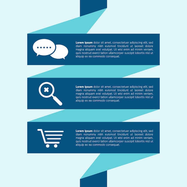 Infographics options diagram banner abstract.