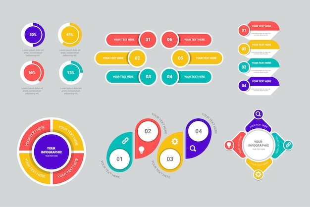 Infographics Sci Fi geïsoleerd op transparante futuristische achtergrond. Abstracte toekomstige concept wetenschap virtuele grafische Interface scherm met gekleurde infographic digitale afbeelding.