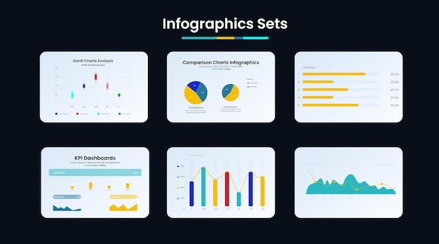 Infographics set template