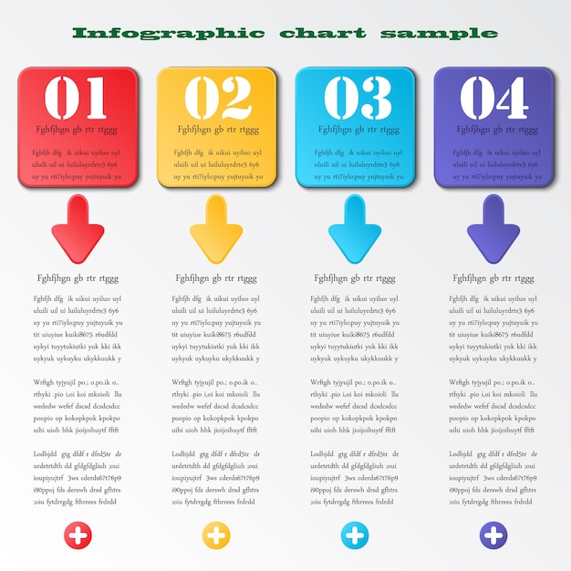 Infographics squares