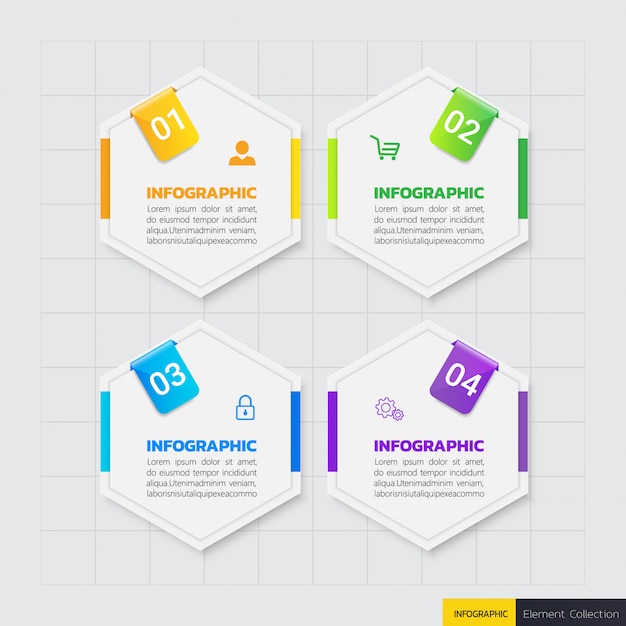 Infographics template design