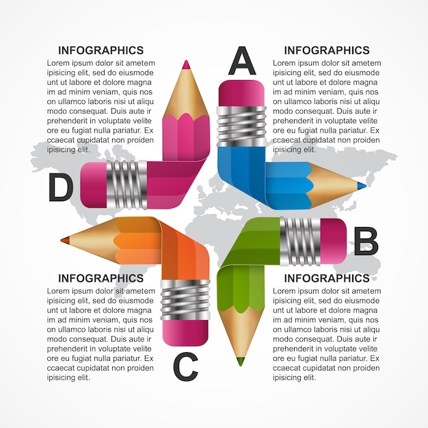 연필로 인포 그래픽 템플릿