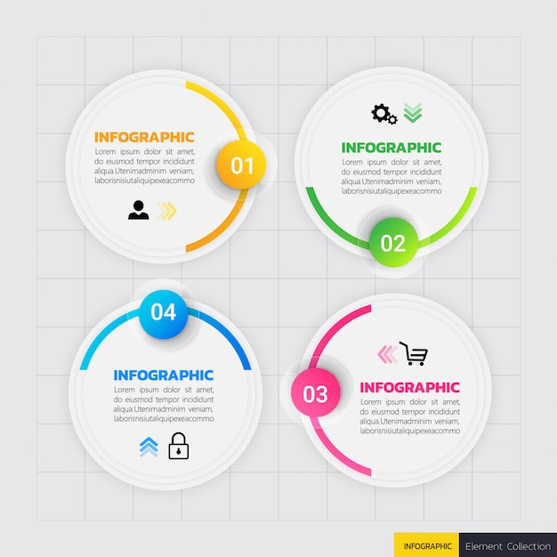 Modello di infografica