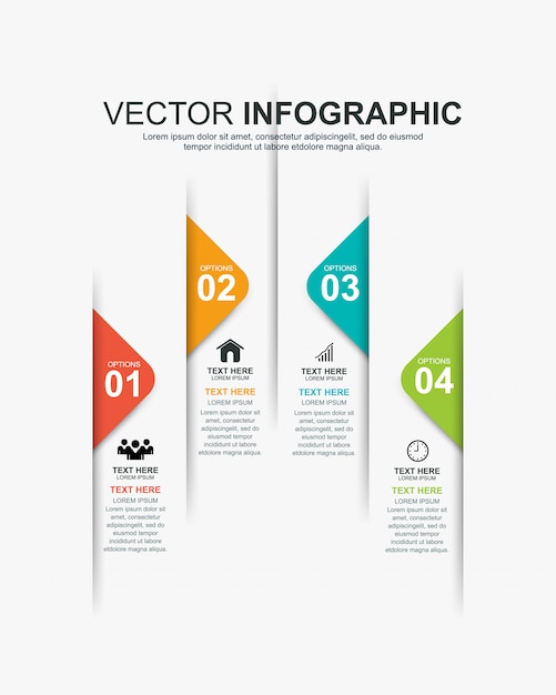 infographics timeline elements design template