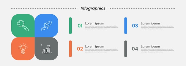 Infographics Vector-sjabloon