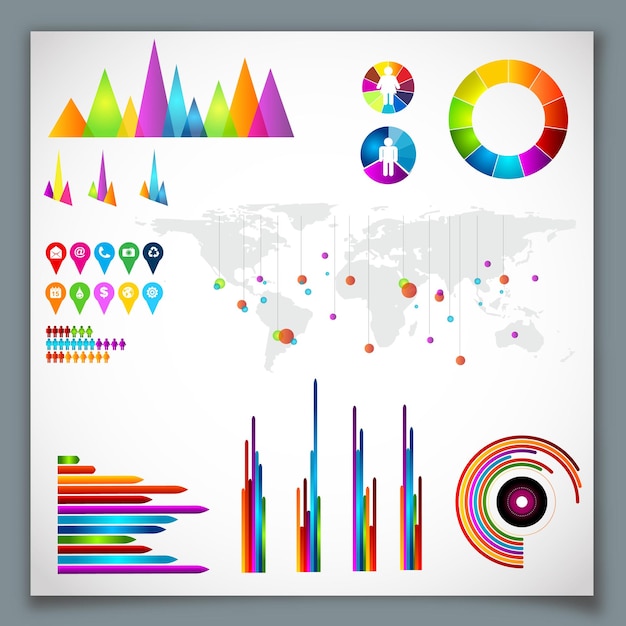 Vettore infografica