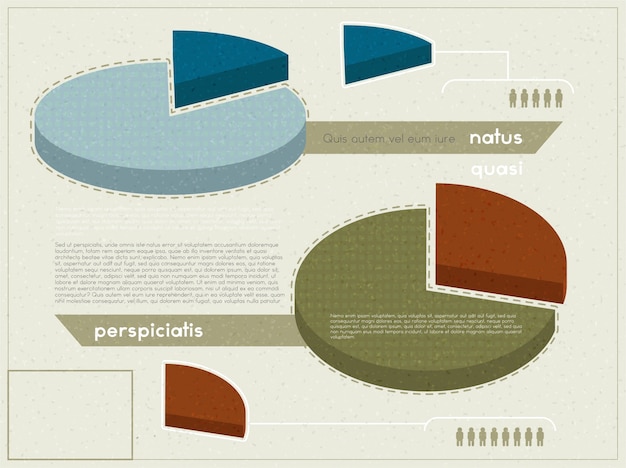 Informatie banner label typografie data