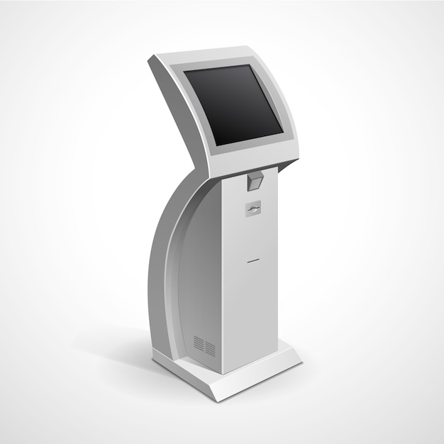 Informatie display monitor terminal stand