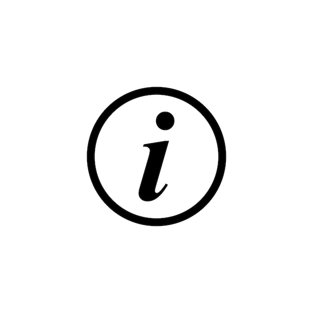 Informatie Helpdesk Icoon Vector Sjabloon