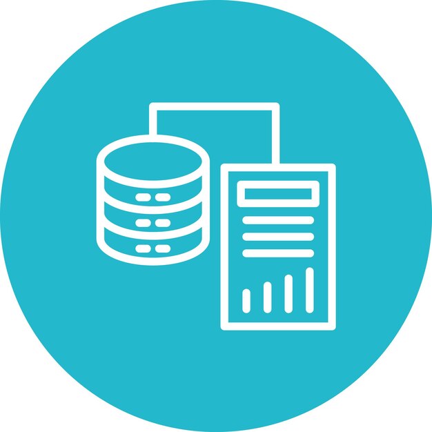 Informatie vector icoon illustratie van Data Analytics icoon set