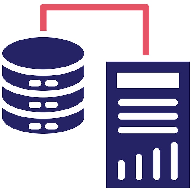 Informatie vector icoon illustratie van Data Analytics icoon set
