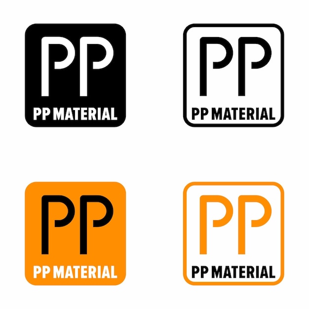 Informatiebord van thermoplastisch of PP-materiaal polymeermateriaal