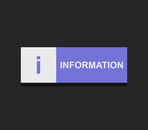 Vector information button