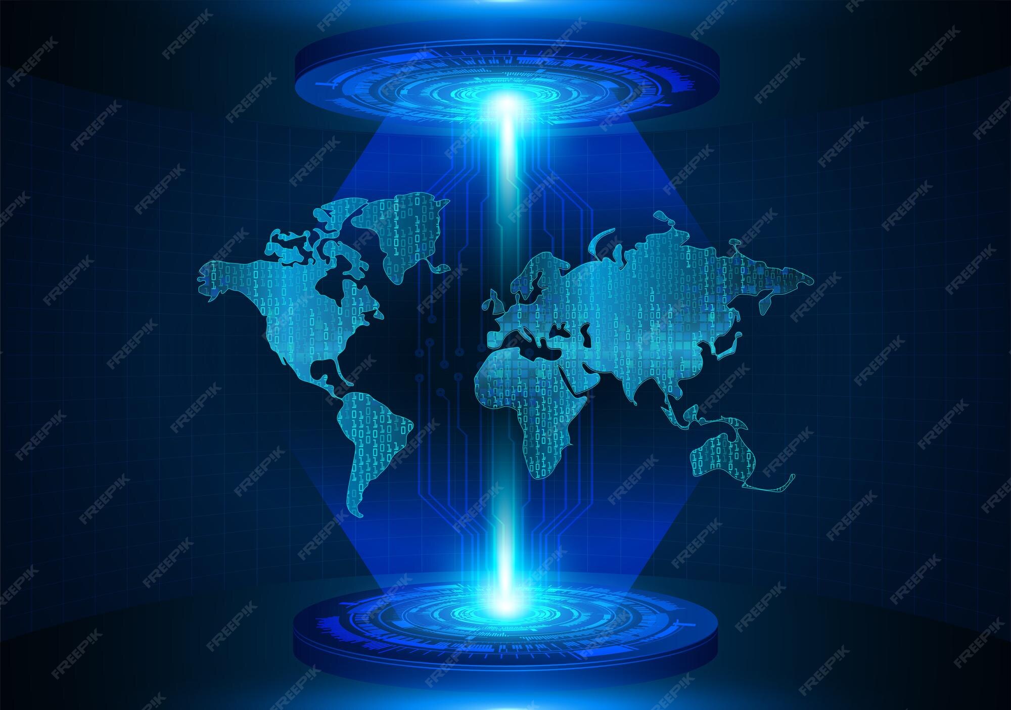 Premium Vector Information cyber digital security code system data