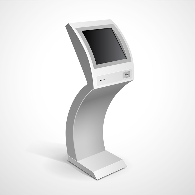Vector information display monitor terminal stand