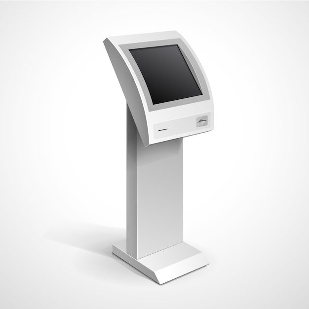 Vector information display monitor terminal stand