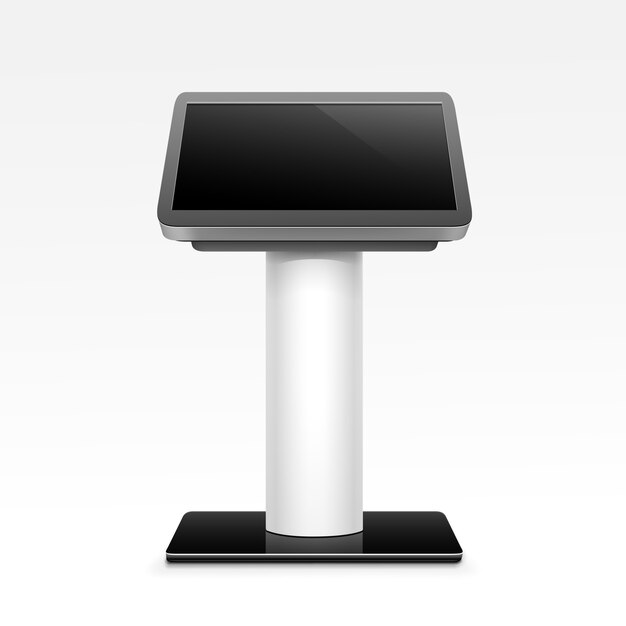 Information display monitor terminal stand