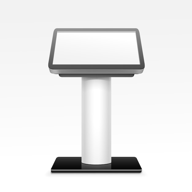 Vector information display monitor terminal stand