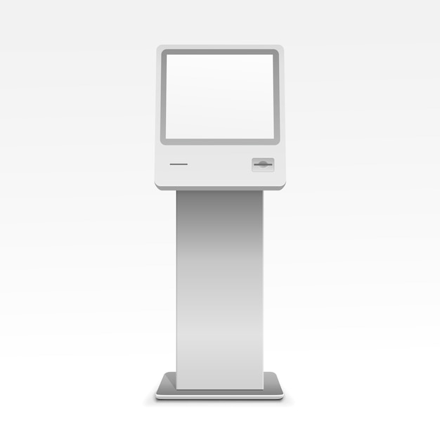 Information display monitor terminal stand