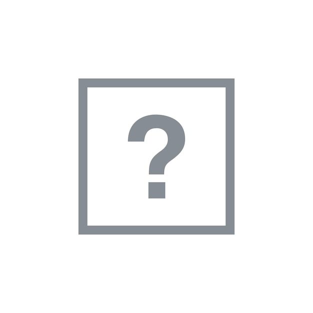 Information Help Desk Icon Vector Template