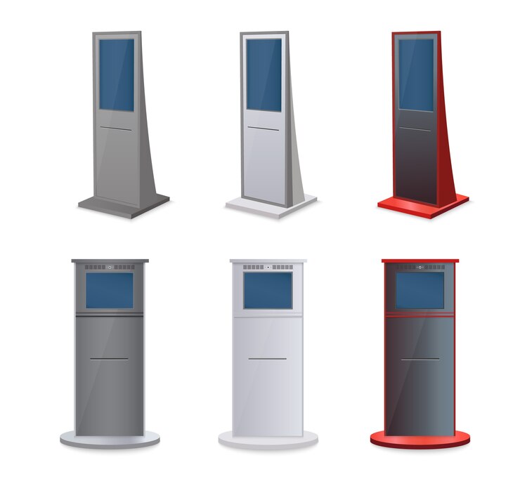Vector information kiosk advertising display